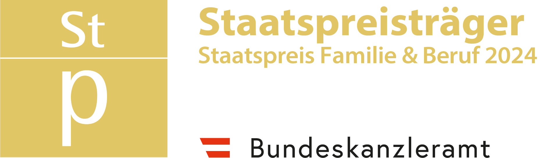 Staatspreis Famile und Beruf Platz 1 Logo